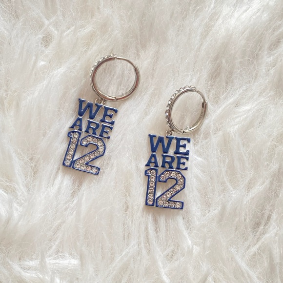 BAUBLEBAR X NFL: Seattle Seahawks Earrings & Green Bay Packers Earrings New - Picture 2 of 12